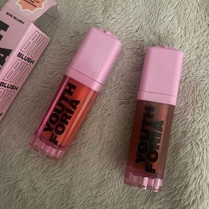 Bundle- lightly used Youthforia tinted blush oils